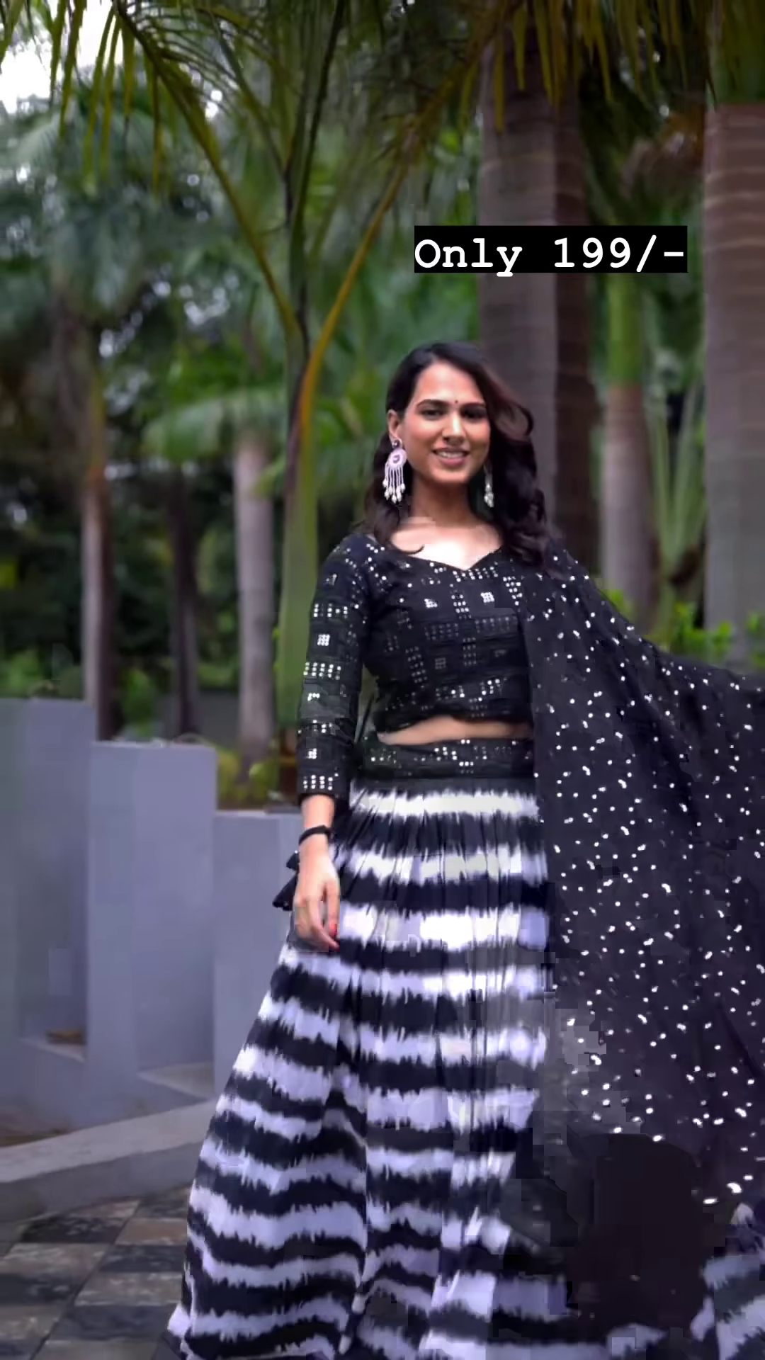 Party Wear Black Color Lehenga Choli