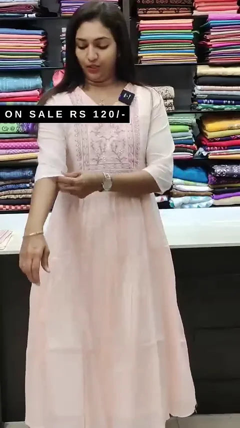 Embroidered Kurta For Women