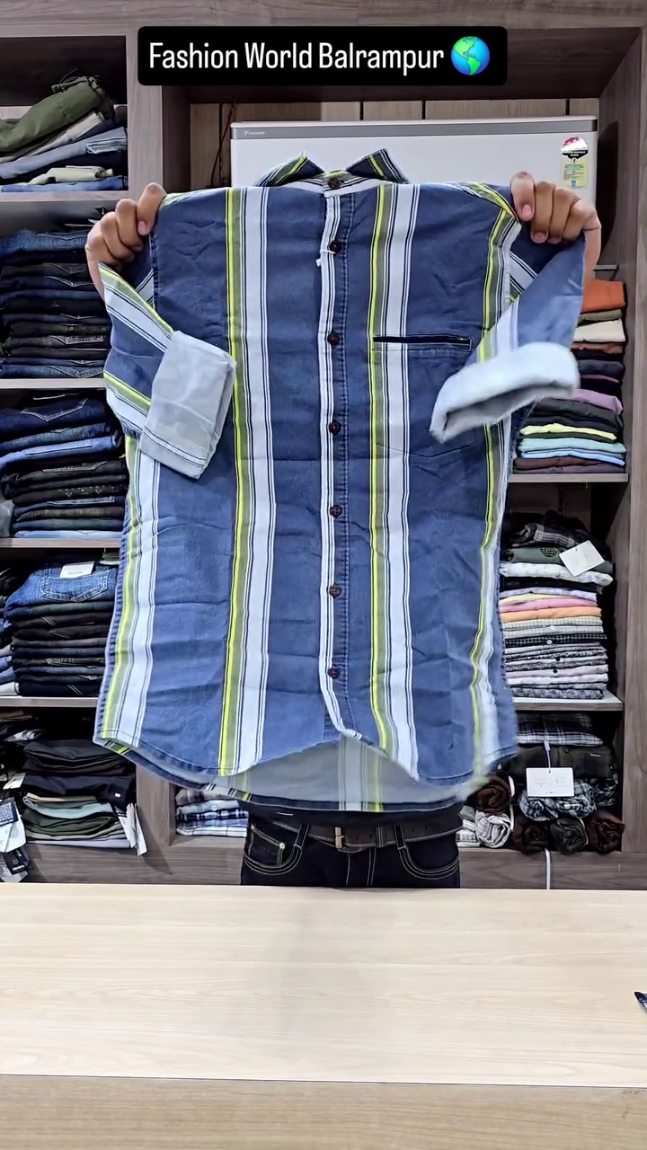 Lightweight Summer Special Men’s Premium Stripe Shirt - Image 3