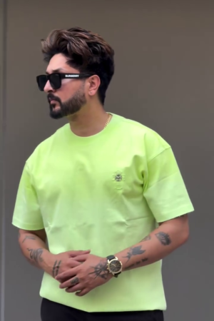 Premium Designer Party Wear Men’s Fancy Embroidered T-Shirt