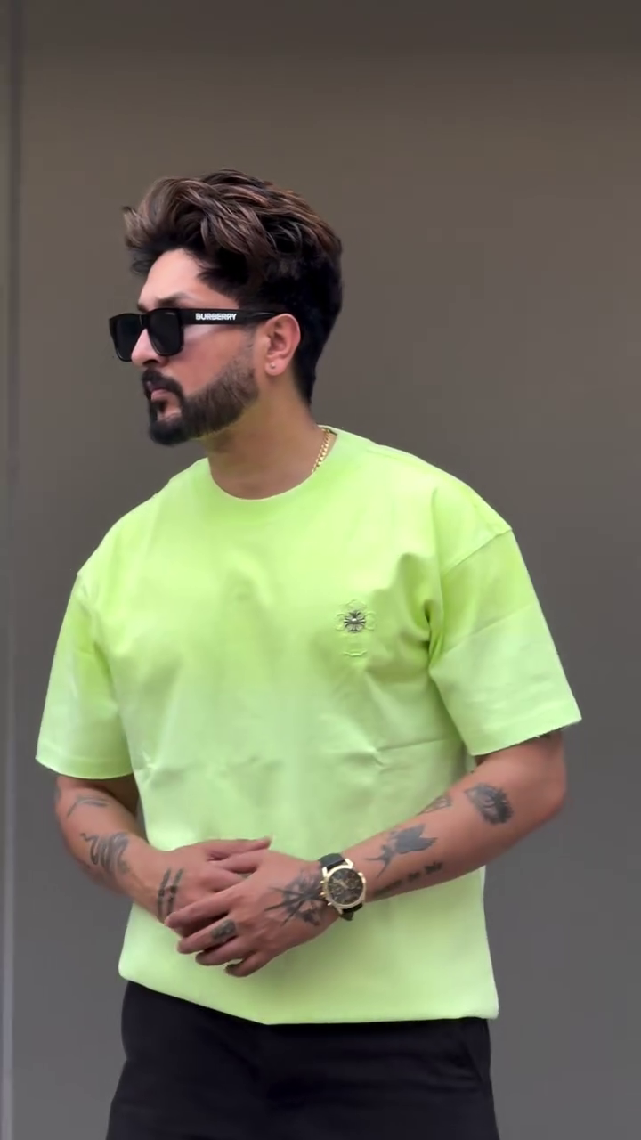 Premium Designer Party Wear Men’s Fancy Embroidered T-Shirt