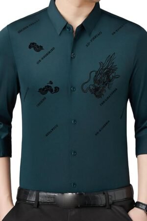 Men's Casual Wrinkle-Free Skin-Friendly Anti-Wrinkle Thin Long Sleeve Shirt